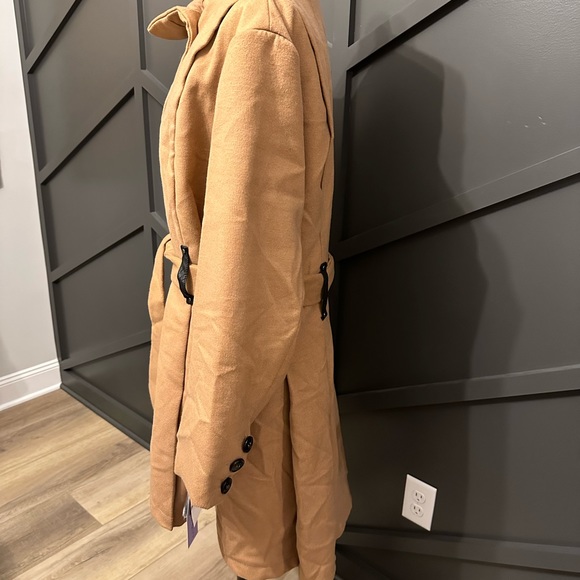 Madden girl faux wool coat in camel - Picture 7 of 11